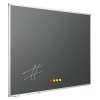 Tabule Softline - 100×100 cm - šedá antracit, keramická
