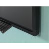 Tabule Softline v černém rámu - detail poličky a rohu
