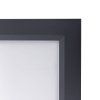 Venkovní vitrína SCTE Slim - detail roh