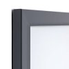 Venkovní vitrína SCTE Slim - detail roh