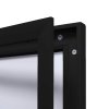 Interiérová vitrína S - detail těsnění